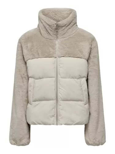 ONLY Jacken ONLY Damen Onlwanja Fur Puffer Mix Jacket Cc OTW Jacke