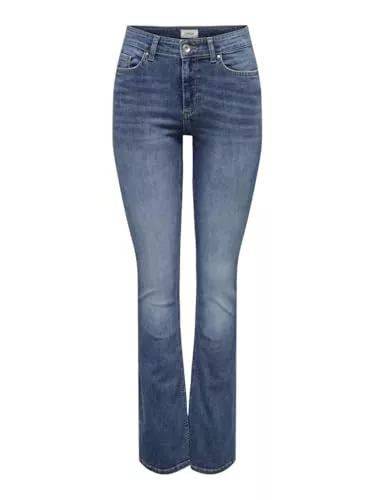 ONLY Jeans ONLY Female Flared fit Jeans ONLBLUSH Mittlere Taille Ausgestellt Jeans