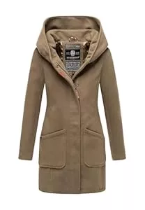 MARIKOO Mäntel MARIKOO Damen Mantel Trenchcoat Wintermantel Übergangs Jacke Parka Lang B819