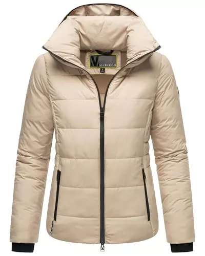 MARIKOO Jacken MARIKOO Damen Winterjacke (XS-6XL) - Steppjacke, hochstehender gefütterter Kragen, geringes Eigengewicht, Warme Jacke Frauen - N025