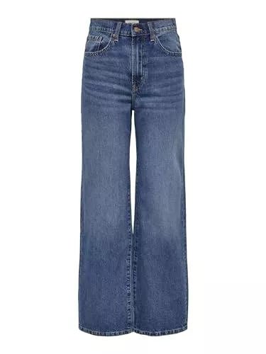 ONLY Jeans ONLY Female Weit geschnitten Jeans ONLHOPE Hohe Taille Weiter Beinschnitt Jeans
