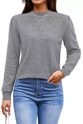 Arach&amp;Cloz Pullover & Strickmode Arach&amp;Cloz Damen Pullover Herbst Winter Langarm Strickpullover Rundhals Casual Tops Stricken Shirt Blusen