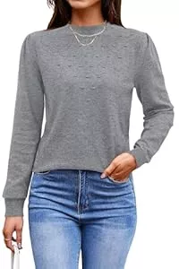 Arach&Cloz Pullover & Strickmode Arach&Cloz Damen Pullover Herbst Winter Langarm Strickpullover Rundhals Casual Tops Stricken Shirt Blusen