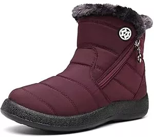 Gaatpot Stiefel Gaatpot Damen Winterstiefel Wasserdicht Warm gefütterte Schneestiefel Winterschuhe Winter Kurzschaft Stiefel Boots Schuhe