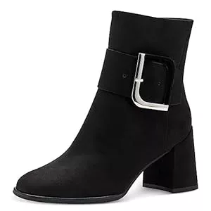 MARCO TOZZI Stiefel MARCO TOZZI Damen Stiefeletten mit Absatz Elegant mit Schnalle