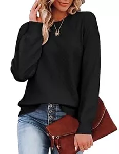 Zeagoo Pullover & Strickmode Zeagoo Pullover Damen Strickpullover Elegant Rundhals Strickpulli Ausgehöhlt Sweater Langarm Pulli Herbst Winter Einfarbig Oberteile S-XXL