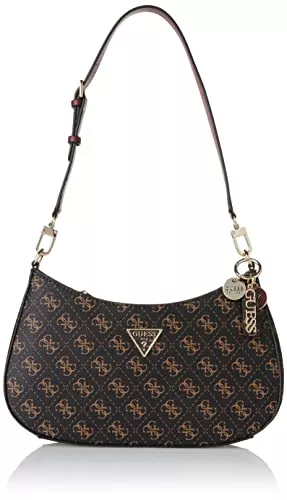 GUESS Taschen & Rucksäcke GUESS Women Noelle TOP Zip Shoulder Bag, braun