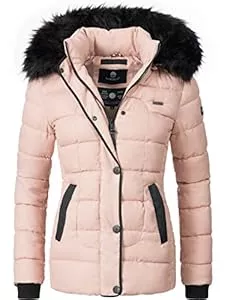 MARIKOO Jacken MARIKOO Damen warme Winter Steppjacke mit Kapuze Unique XS-XXL