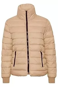 KAFFE Jacken KAFFE Damen Puffer Jacke Hip Length Reißverschluss Fastening Taschen High Collar Outerwear