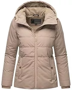 MARIKOO Jacken MARIKOO Damen Winterjacke warme wasserdichte Steppjacke aus recyceltem Material mit Kapuze Alemee 16 XS-3XL