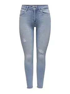 ONLY Jeans ONLY Female Skinny Jeans ONLBLUSH Mittlere Taille Skinny Fit Jeans