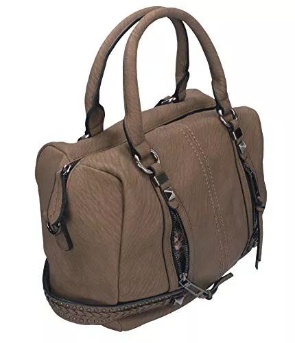 Betz Taschen & Rucksäcke Damen Handtasche MILANO 2 Henkeltasche Umhängetasche mit Reißverschluss, Schulterriemen und zwei Henkeln