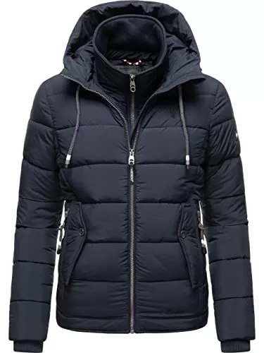 MARIKOO Jacken MARIKOO Damen warme Winter Steppjacke mit Kapuze Taisaa Prc XS-3XL