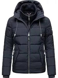 MARIKOO Jacken MARIKOO Damen warme Winter Steppjacke mit Kapuze Taisaa Prc XS-3XL