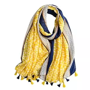 Ecroon Schals & Tücher Ecroon Schal Frauen Elegant Damen Scarf Bandana Warmer Leicht Schals Tücher Stolen für den Winter Mädchen Geschenk