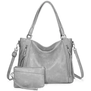 VINBAGGE Taschen & Rucksäcke Damen Handtasche Leder Henkeltasche Top Griff Tasche Vintage Weiches Umhängetasche Schultertasche für Frauen
