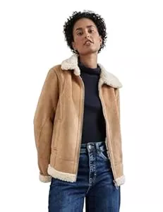 Street One Jacken Street One Damen Kurze Jacke mit Teddy-Fell