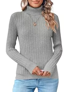 Saodimallsu Pullover & Strickmode Saodimallsu Damen Rollkragenpullover Herbst Winter Langarm Pullover Casual Elegantes Pullover Top