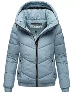 MARIKOO Jacken MARIKOO Damen Winterjacke (XS-XXL) - Steppjacke, Kapuze mit Reißverschluss aufnehmbar, geringes Eigengewicht, Warme Jacke Frauen - N002