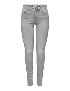 ONLY Jeans ONLY Damen Onlwauw Knee des PIM Mid-Waist Jeans