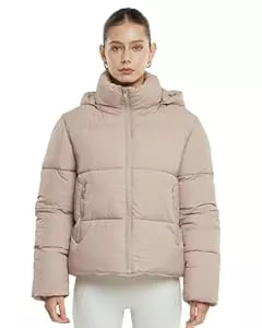 PUFFIT Jacken PUFFIT Damen Winter Jake mit Kapuze Warmer Wasserdicht Winterjacke Steppmantel Female Jacken