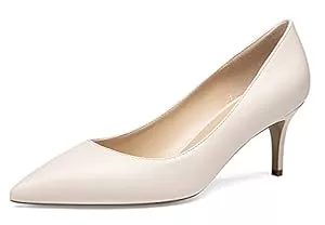 Mettesally High Heels Mettesally Damen Pumps,Spitze Pumps,Mid Heel Hochzeit Schuhe,Low Heel Shoes