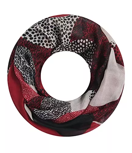 Majea Schals & Tücher Majea Damen Loop Schal Schlauchschal Halstuch (880023)