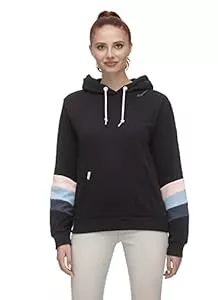 Ragwear Kapuzenpullover Ragwear Happier Damen Frauen Kapuzenpulli,Kapuzenpullover,Hoodie,Pullover mit Kapuze