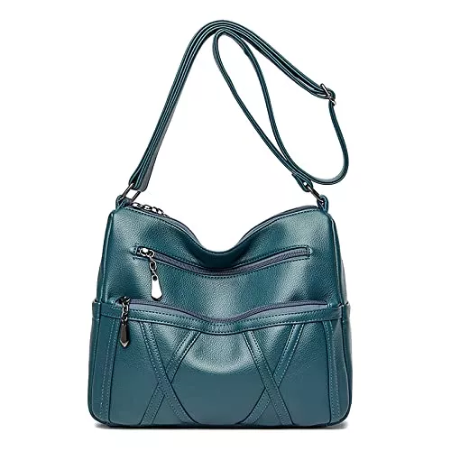 Coolives Taschen & Rucksäcke Coolives Damen Umhängetasche Handtasche aus PU-Leder Kleine Damentasche Mode Tasche Schultertasche Leichte Taschen Schultergurttasche für Frauen Mutter Elegante Damenhandtasche