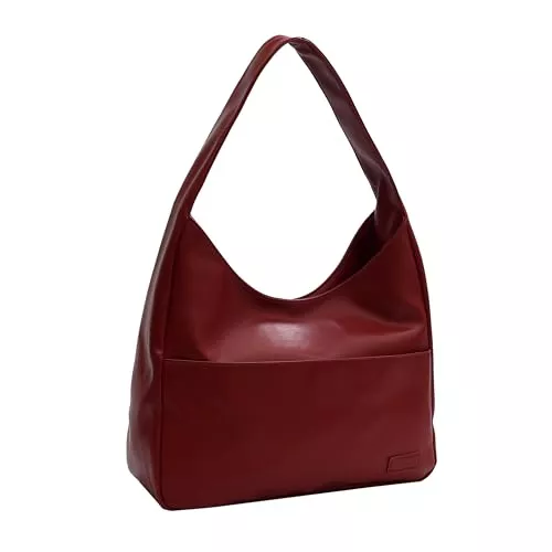 CUNGGI Taschen & Rucksäcke CUNGGI Tragetaschen für Damen große Umhängetasche Hobo Tote Bag aus veganem Kunstleder lässige Retro Schulterhandtasche für den täglichen Gebrauch