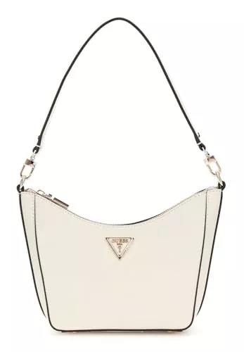 GUESS Taschen & Rucksäcke GUESS Eco Gloriana Top Zip Shoulder Bag Stone
