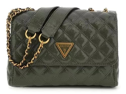 GUESS Taschen & Rucksäcke GUESS Giully 2 Compartment Convertible Flap Olive