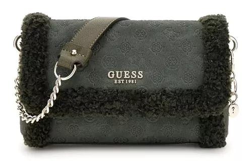 GUESS Taschen & Rucksäcke GUESS Damen Davika Shoulder Bag Flap Umhängetasche, Schultertasche