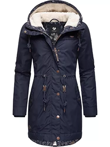 Ragwear Mäntel Ragwear Damen Wintermantel Warmer Parka lang mit Kapuze YM-Canny XS-6XL