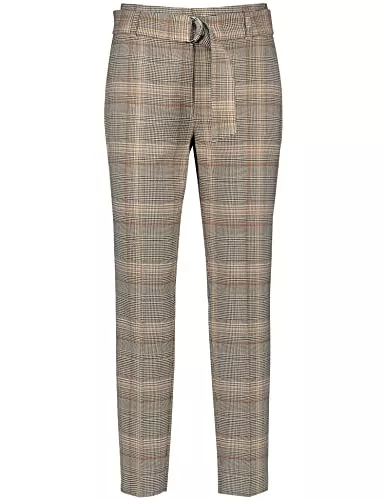 Gerry Weber Hosen Gerry Weber Damen Karierte Hose kariert leicht verkürztes Bein