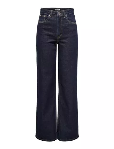 ONLY Jeans ONLY Female Jeans mit weitem Bein ONLJUICY Hohe Taille Weiter Beinschnitt Jeans