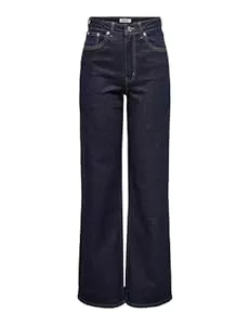 ONLY Jeans ONLY Female Jeans mit weitem Bein ONLJUICY Hohe Taille Weiter Beinschnitt Jeans