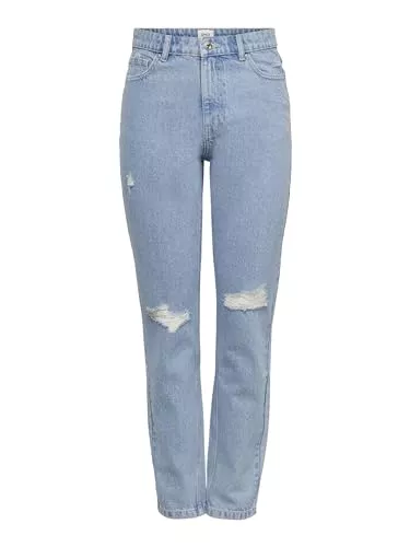 ONLY Jeans ONLY Female Mom Jeans ONLJAGGER Hohe Taille Hohe Taille Jeans