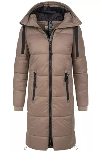 Sublevel Mäntel Sublevel Damen Mantel Winterjacke warme Jacke Outdoorjacke mit Kapuze sportlicher Damen Mädchen Parka S M L XL XXL