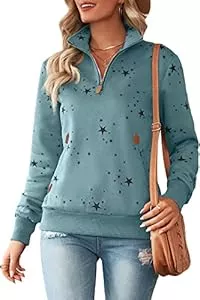 Cassiecy Pullover & Strickmode Cassiecy Damen Kapuzenpullover Winter Langarm Hoodie Pullover Baumwoll Casual Sweatshirt Winterjacke Mantel Outwear