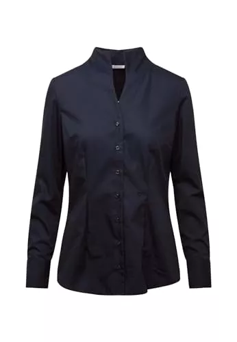 Seidensticker Hemdblusen Seidensticker Damen Bluse - City Bluse - Bügelfrei - Kelchkragenbluse - Slim Fit - Langarm - 100% Baumwolle