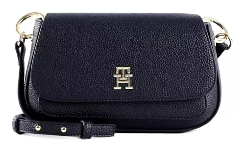 Tommy Hilfiger Taschen & Rucksäcke Tommy Hilfiger Damen Umhängetasche TH Emblem Flap Crossover Klein