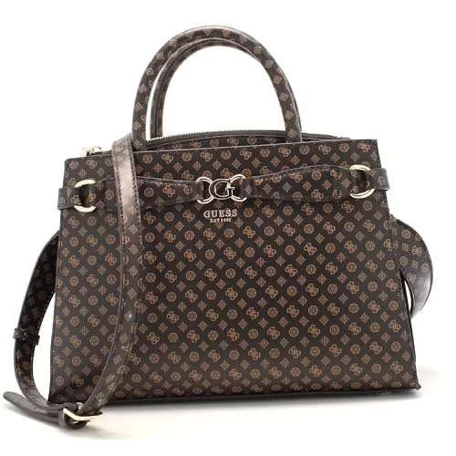 GUESS Taschen & Rucksäcke GUESS Arlena Girlfriend Satchel Mocha Logo