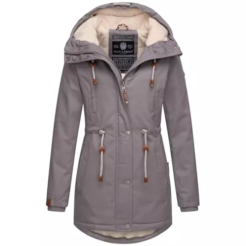 Navahoo Jacken Navahoo Damen Winterjacke mit Teddyfell Winter Jacke warm gefüttert B991