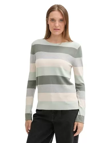 TOM TAILOR Pullover & Strickmode TOM TAILOR Damen Strickpullover mit Rundhals