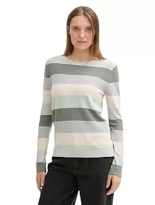 TOM TAILOR Pullover & Strickmode TOM TAILOR Damen Strickpullover mit Rundhals