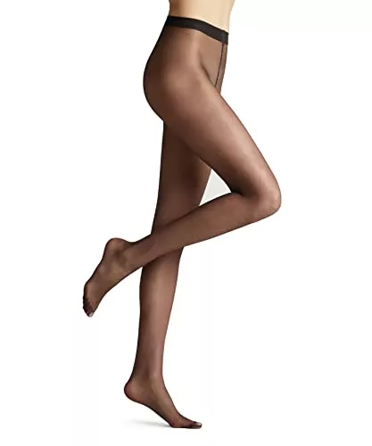 FALKE Socken & Strümpfe FALKE Damen Seidenglatt 15 DEN Strumpfhose transparent glänzend reißfest druckfreier Komfortbund Feinstrumpfhose mit verstärkter Fußspitze und feiner Naht feines weiches Material 1 Stück