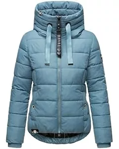 Navahoo Jacken Navahoo Damen Winterjacke warme Steppjacke mit hohem Kragen und Verstellbarer Kapuze Amayaa XS-XXL