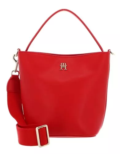 Tommy Hilfiger Taschen & Rucksäcke Tommy Hilfiger TH Essential SC Bucket Bag Corp Fierce Red