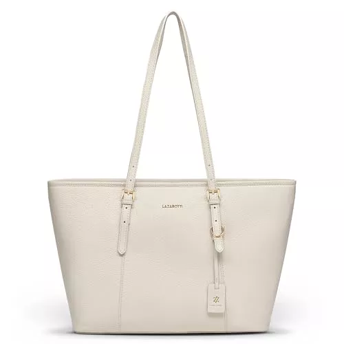 Lazarotti Taschen & Rucksäcke Lazarotti Bologna großer Damen Shopper aus Echt-Leder | Tote Bag mit längenverstellbaren Trägern | Schultertasche 35 cm